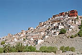 Ladakh - Tikse  Gompa built on a mountain spur